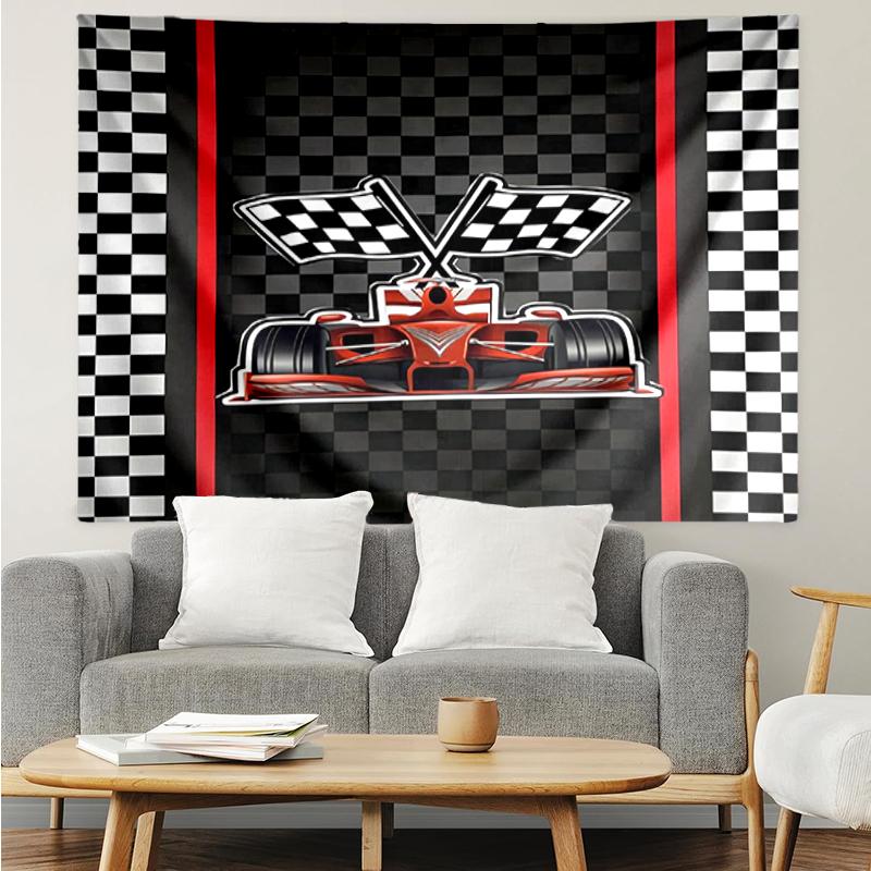 Rennsport-Druck Wandteppich, Hintergrund, Einfache Montage, Ideal für Schlafzimmer, Büro & Wohnzimmer, mit Ästhetischer Wanddekoration.