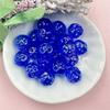 Handmade Material Round Beads Acrylic For Necklace Earrings Making Charms Jewelry Making 20Pcs With Hole Jelly Colored Sugar  Pendant Accessories