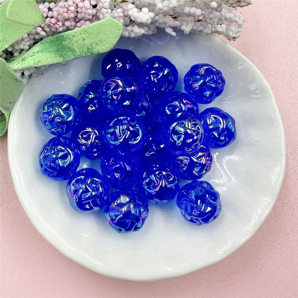 High Quality Round Beads Charms Jewelry Making 11.2mm Sugar For Necklace Earrings Making DIY Beading Accessory Jelly Colored Handmade Material 20Pcs