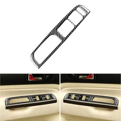 For VW Golf 4 Jetta Bora MK4 R32 GTI 1999-2004 Car Interior Door Window Switch Button Frame Cover Carbon Fiber Trim