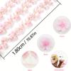 Artificial Cherry Blossom Vine for Home, Wedding, Ceiling, and Wall Decor