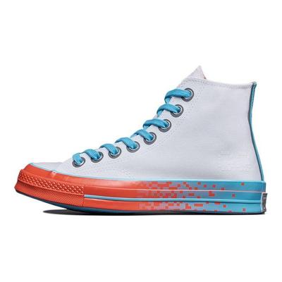1970s Chuck Taylor All Star Trendy Comfortable Versatile High-Top Canvas Shoes Unisex Sneakers White Blue Brick-Red 171934C
