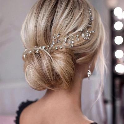 Crystal Wedding Hair Combs Accessories Clip Flower Jewelry Headpiece Girl Headbands Bride Women Ornaments Bridal Miraculous