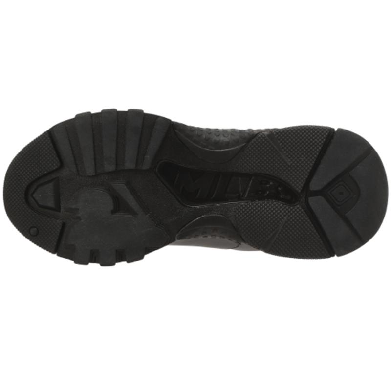 Disney X MLB Big Ball Chunky Cushioning, Slip Resistant, Lightweight Low Top Chunky Sneakers Unisex Black Sneakers 32SHCK011-50L