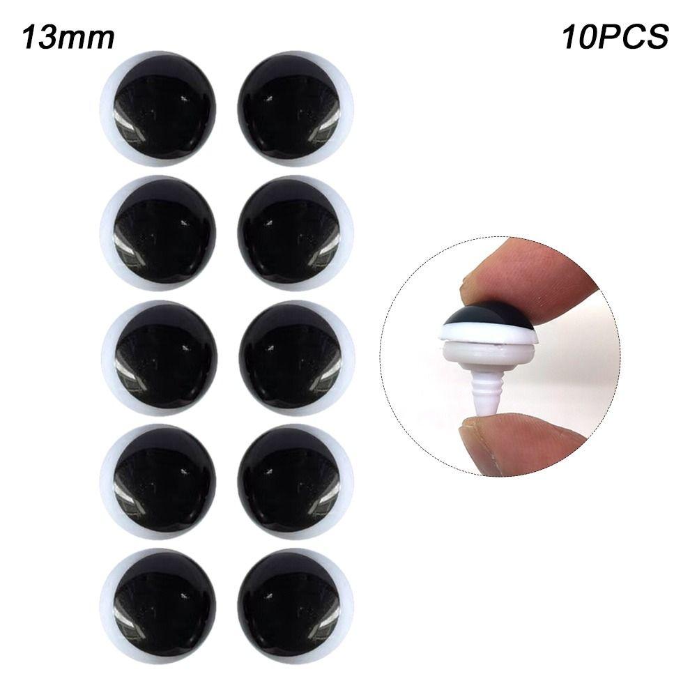 10pcs/5pairs with Washer Puppet Crystal Eyes 13/16/18/21mm Dolls DIY Tools  DIY Doll Accessories
