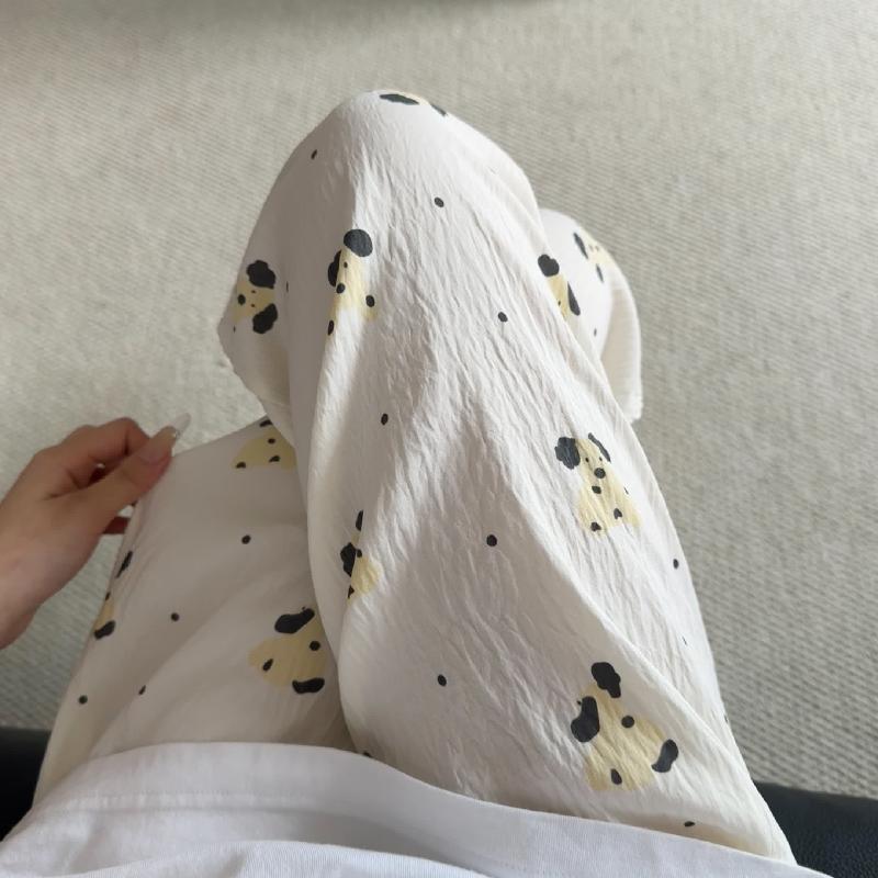 

Women s Cloud Cotton Summer Pajamas - Loose Fit, Long Pants, Versatile for Home or Outdoor Wear XL-2XL