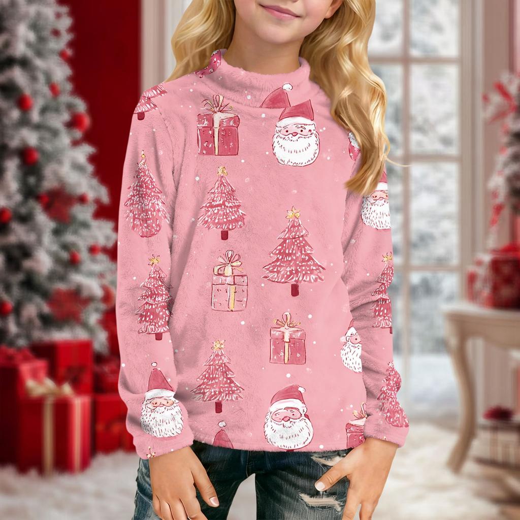 Kinder Alltags Langarm T-Shirt mit Aufdruck