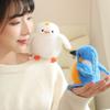 With Magnets Bird Series Plush Toy Cute Animal Simulation Birds Toys Parrot Plush Doll Car Decor