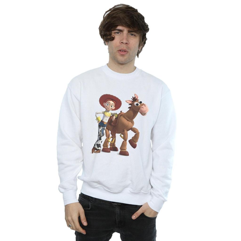 Disney Mens Toy Story 4 Jessie And Bullseye Sweatshirt