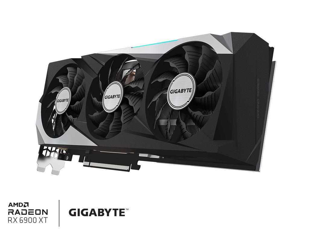 Carte Graphique GIGABYTE Radeon RX 6900 XT Gaming OC 16G Refroidissement WINDFORCE 3X 16 Go Vidéo, Système, 256-bit GDDR6, Carte GV-R69XTGAMING OC-16GD.