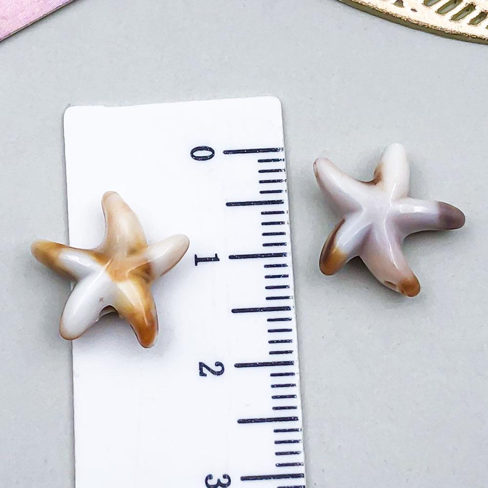 New Acrylic Ocean Conch & Starfish Pendant Charm for DIY Bracelets & Necklaces