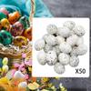 50x Artificial Bird Eggs Speckled Foam Easter Decor Basket Stuffers DIY Crafts Party Favor
