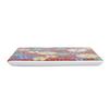 Made in Kutani Kutani Gosai ceramic square flat auspicious plum and chrysanthemum wedding grand opening Japan, ware, (five colors), porcelain,