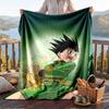 Warm Flannel Blanket Hunter X Hunter Pattern, Lightweight Comfortable Throw Blanket for Bed Sofa Use