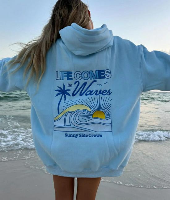 2024 Autumn/Winter Trendy Men's & Women's Drop-Shoulder Long-Sleeve Hooded Sweatshirt - Fashionable, Casual & High-Quality Printed Design