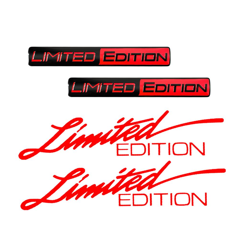 Set Limited Edition Styling Badge Motorcycle Stickers Decor Moto Auto Car Body Fuel Tank Rear Box Fender Decals Accessories