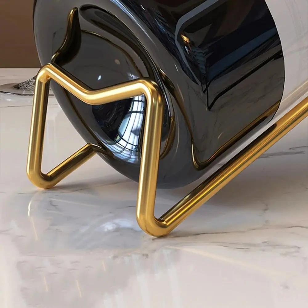 Wine Rack Display Bottle Beer Holder Champagne Stand Drink Shelf Stainless Steel Simple Household Bar Counter Decoration
