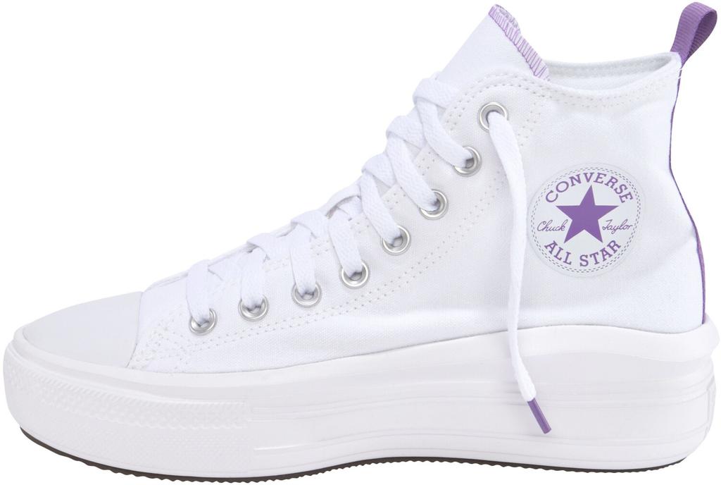 Sneakers Converse Chuck Taylor All Star Move High Top Platform White/pixel Purple/white