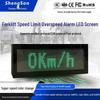 Waterproof LED Forklift Speed Display with Overspeed Alarm