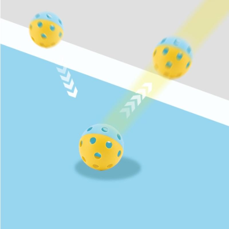 Indoor Pickleball Balls Paddle Ball 72Mm Pickleball Sport Training Practice Plastic Pickleball Hollow Balls