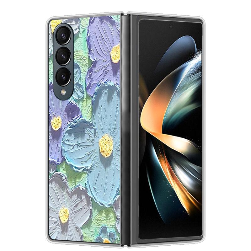 For Samsung Z Fold 4 Case ZFold 5 4 5G Hard Transparent Phone Cover For Samsung Galaxy Z Fold4 Fold5 Shockproof Bumper Fundas