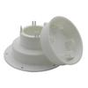 2pcs Vent Cap White Plastic Roof Cover for Trailer Camper 1" to 2 3/8