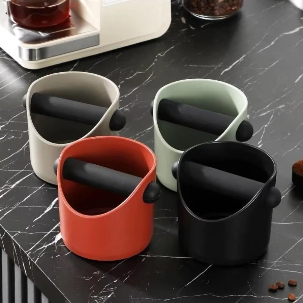 Creative Espresso Knock Box Splash-proof 500ml Coffee Grounds Storage Bucket Anti-slip Plastic Coffee Grounds Bin Household