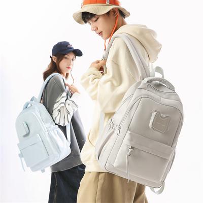 Women's Lightweight Water-Repellent Backpack Junior High School Student Schoolbag Men's Campus Backpack