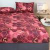 Red Plaid Fitted Sheet Elastic Band Breathable Bed Cover Mattress Protector No Pillowcase Home Decor