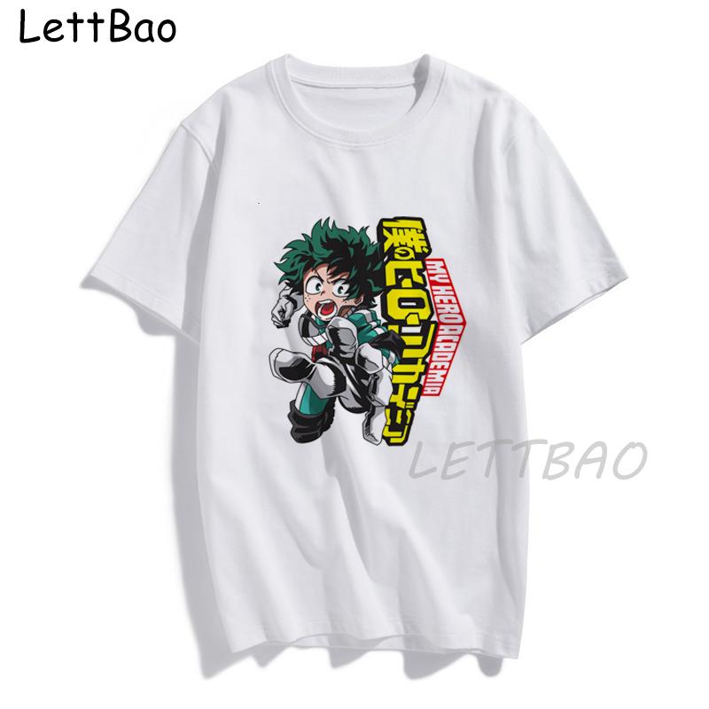 My Hero Academia T Shirt Men Fashion Tshirts Deku No Hero Academia Anime Kawaii Himiko