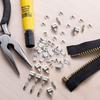 Repair Kit Zipper Slider Retainers Kit Metal Zipper Pulls Top/Bottom Stops  Zipper Hardware