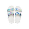 Crocs Classic Aurora Colorful Slide Sandals Unisex Sandals White 207771-94S