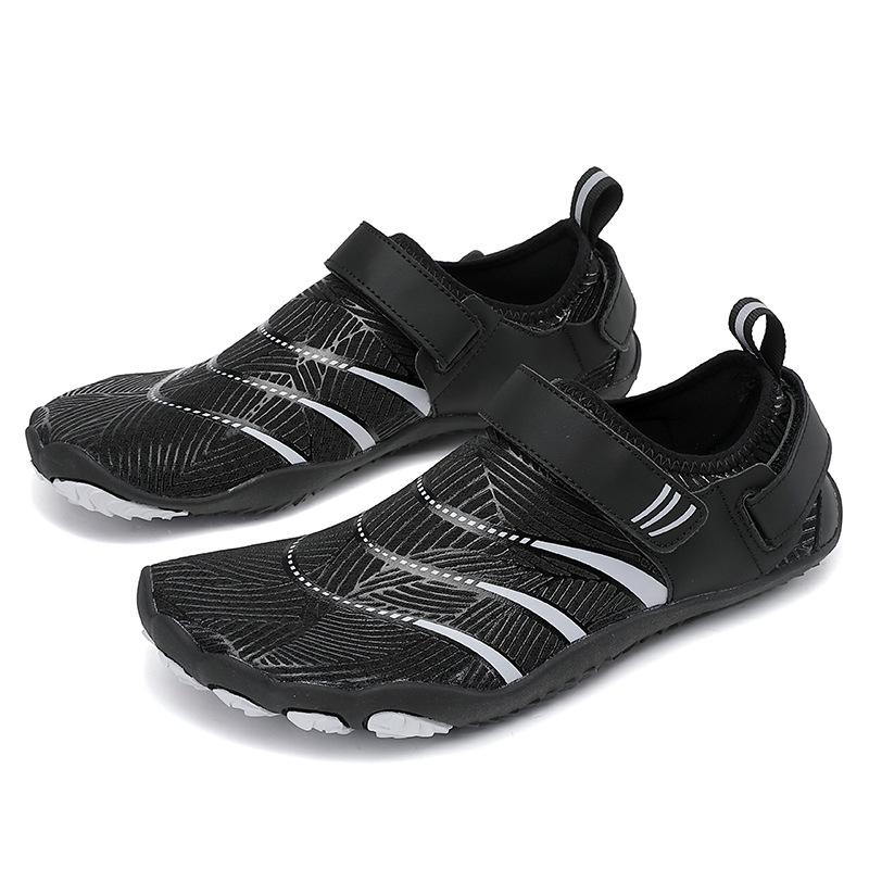 Large Size Couple's New Five-finger Outdoor Swimming, Wading Fitness Shoes, Beach Shoes, Breathable and Non-slip Parent-child Stream Walking Shoes