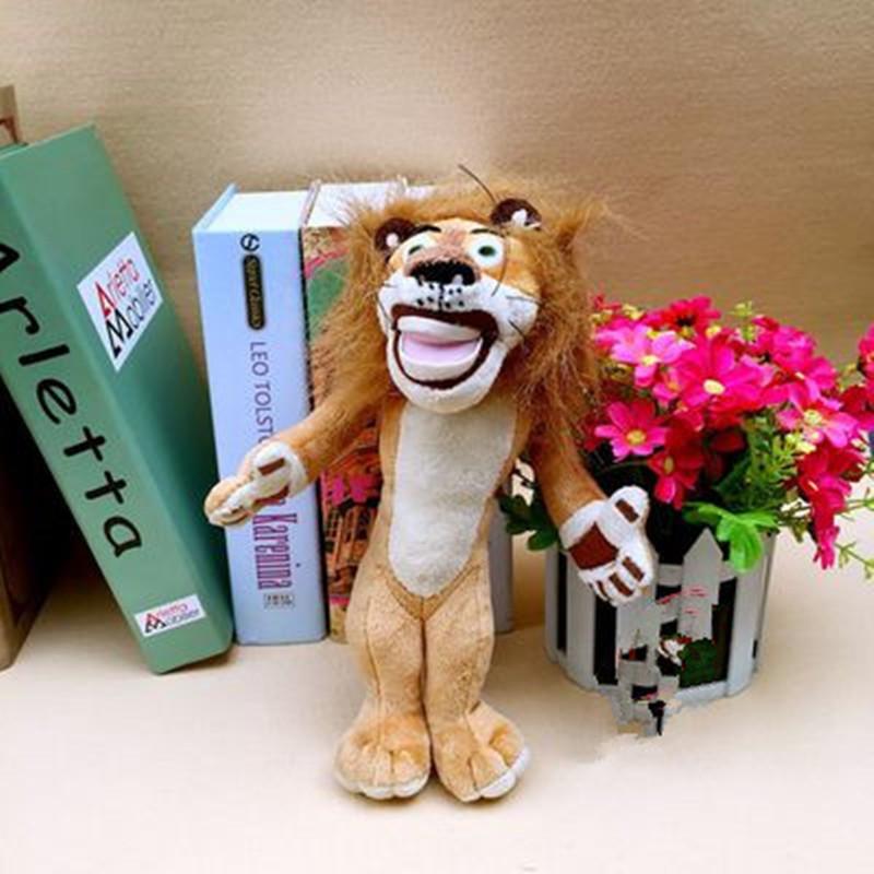 6 Styles Cartoonmadagascar Plush Toy Madagascar Cartoon Figure Lion Giraffe Penguin Zebra Hippo Doll Fan Cute Gift
