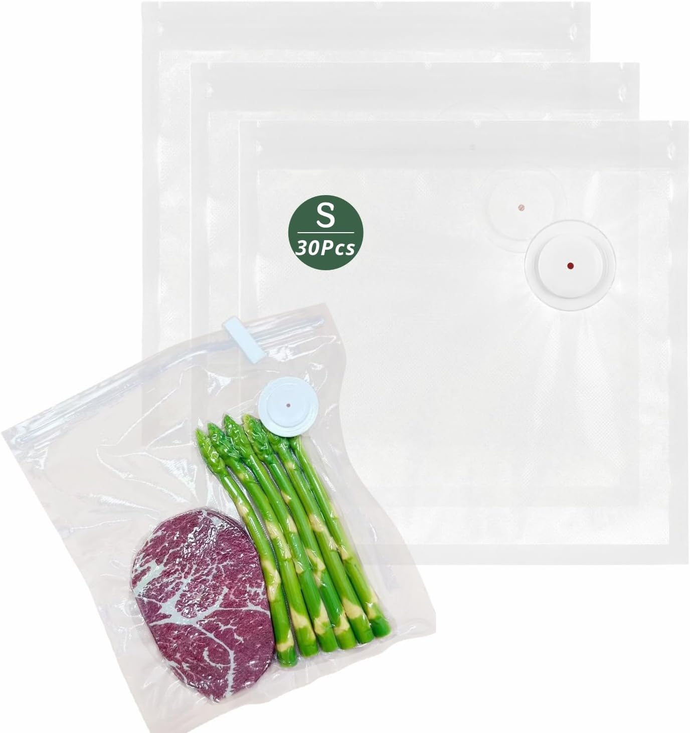 

Bags for Food 30 Bags Reusable for Microwave Heating, Cooking and Freezer St United States