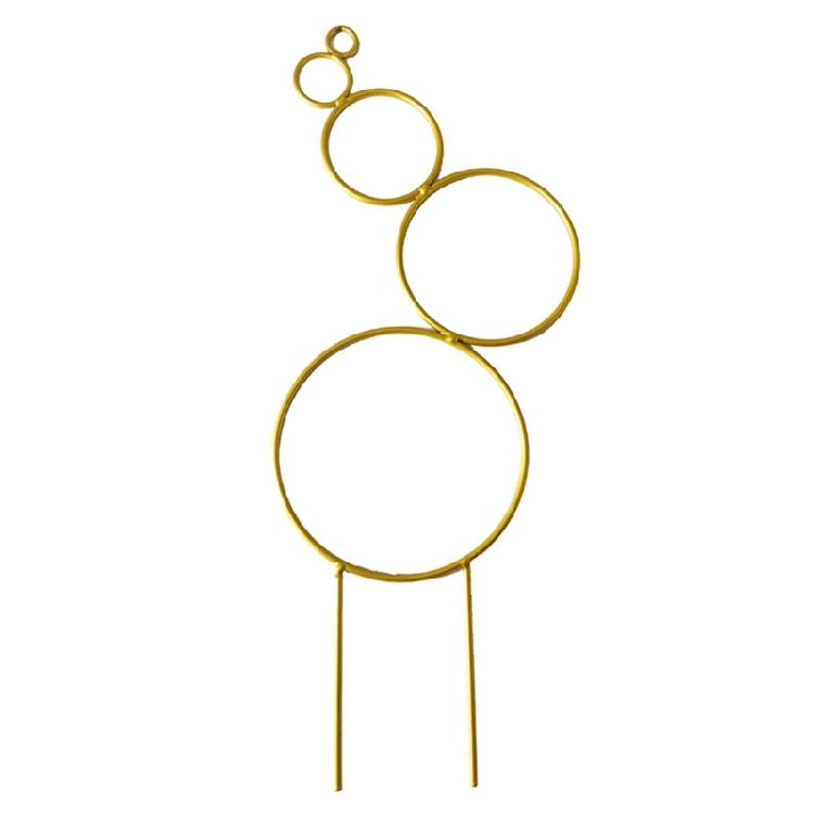 Indoor Plant Trellis Round Shape Garden Trellis for Climbing Plant Wire Stake