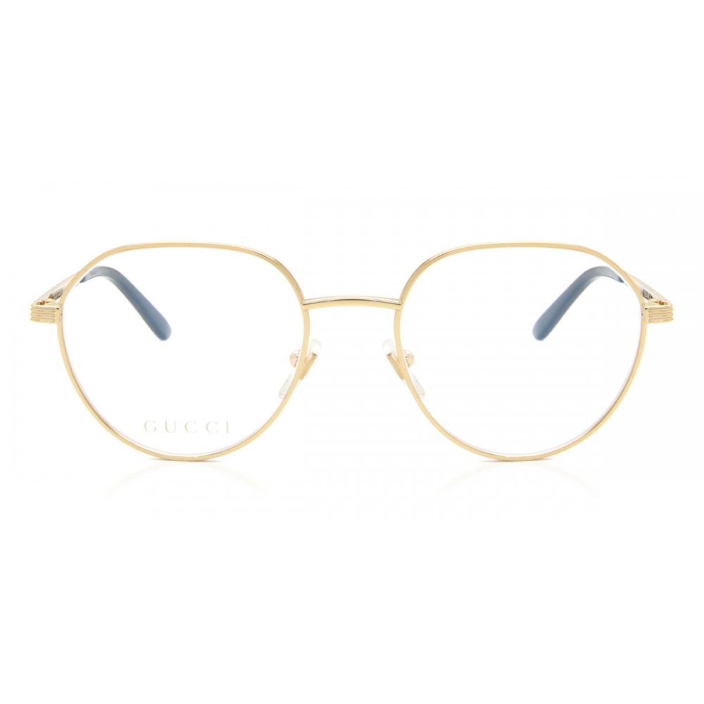 

Gucci Gg1458o 001 Men Eyeglasses Gold/52