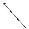 36 Inch Gate Drop Rod Solid Steel Heavy Duty Cane Bolt Latch Gate Ground Stopper for Wooden Fence