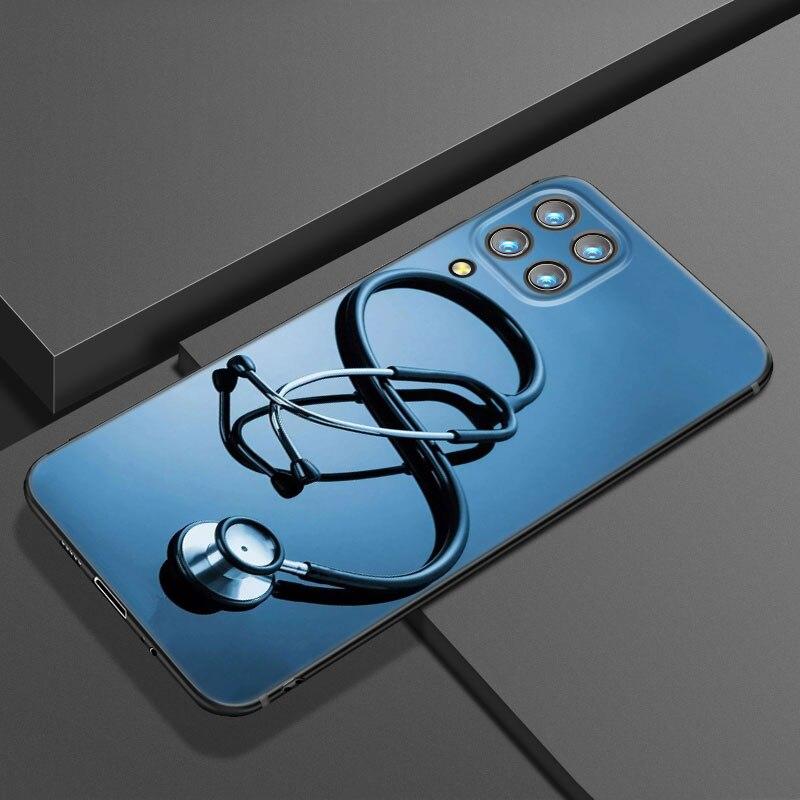 

Чехол для медсестры, медицинской медицины, здоровья, сердца для Samsung A21 A30 A50 A52 S A13 A22 A32 4G A23 A33 A53 A73 5G A12 A31 A51 A70 A71 A72 Samsung A73 5G