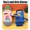 (2~8Years Old) Winter Children Waterproof Non-slip Thickness Warm Cartoon Skiing Snow Gloves