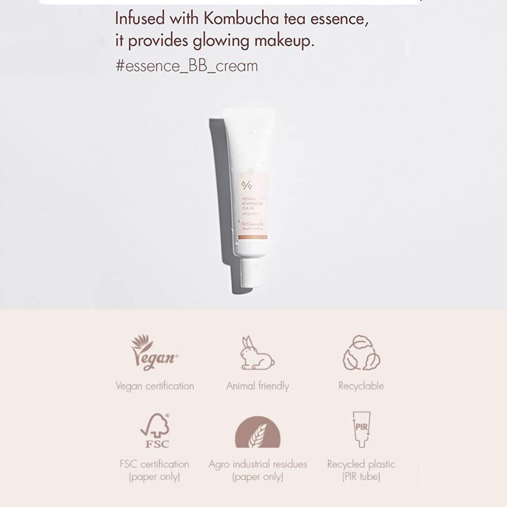 DR.CEURACLE Vegan Kombucha Tea BB Cream 30ml SPF30 PA++