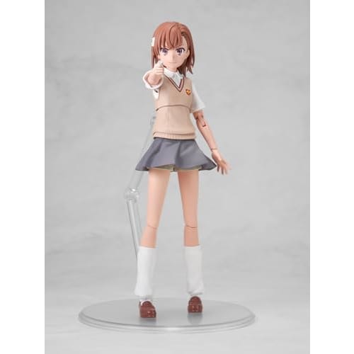 KADOKAWA PLASTIC MODEL SERIES "A Certain Scientific Railgun T" Misaka Mikoto, approximately 163mm tall, color-coded plastic model
