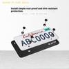 1 Or 2 Pcs Universal Silicone License Plate Frame 30x16 Cm Durable Rust-Proof American Standard Holder