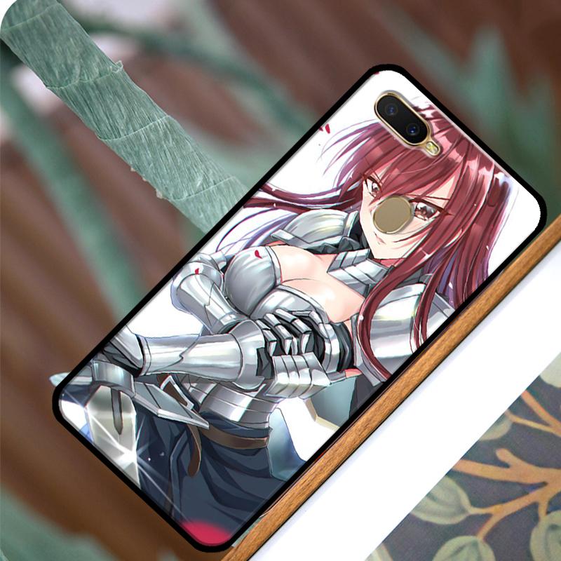

Эрза Скарлет Fairy Tail аниме чехол для OPPO A52 A72 A54 A74 A94 A1K A15 A83 A91 A5 A9 A31 A53 A53S A3S A5S чехол для телефона OPPO Reno5 Lite