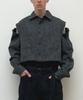 F8KE CHEMICAL CLUB Floral Convertible Crop Shirt