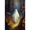 Dark Academia Art Haunting Ghost Poster Prints Halloween Home Decor Haunted House Gothic Vampire Canvas Painting Wall Art