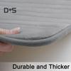 Doormat Oblong Shape Anti-slip Strong Water Absorption Thickened Memory Foam Foot Drying Indoor Entrance Door Mat Living Room Kitchen Bathroom