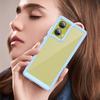 For Motorola S50 Neo 5G/Motorola Moto G85 5G Phone Case WANLONFENG XC Series TPU Acrylic Cover with Tempered Glass (Big Lens Hole)