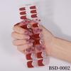 22Tips Flowers Gel Nail Strips Full Cover 3D Fresh Floral Baking-Free Gel Nail Stickers DIY Manicure Decoration
