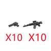 MOC Military Building Blocks Accessories Weapons Guns Special Forces Soldiers AKM Rocket Launchers Night Vision Toys Gifts X036